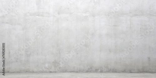 Blank Concrete Wall White Color for Texture Backgr