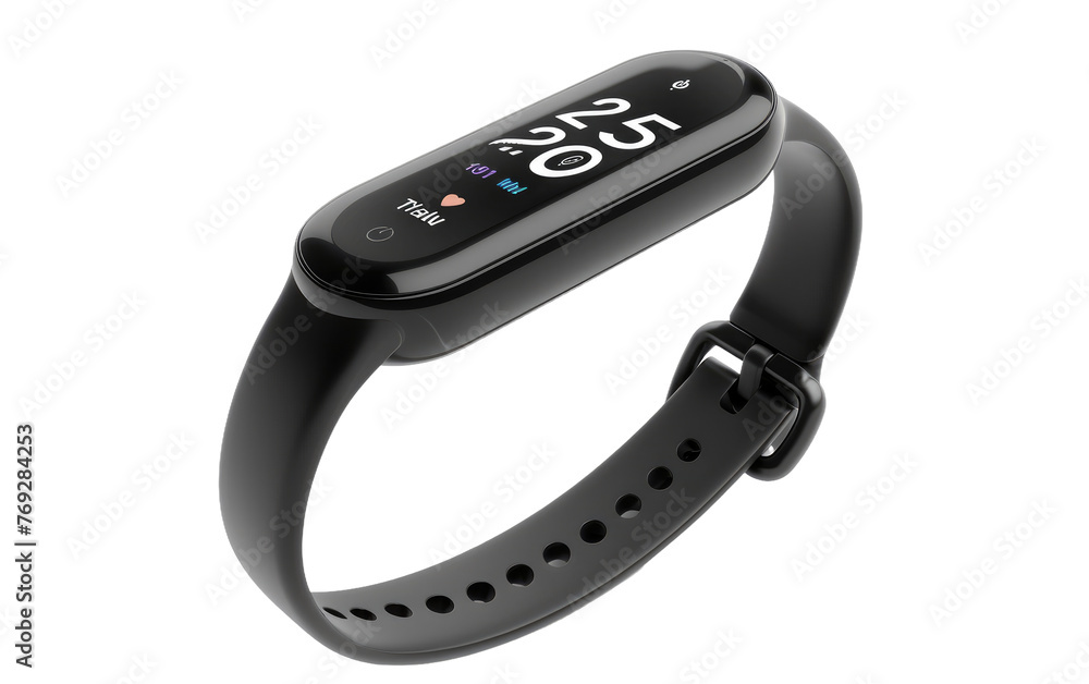 Wellness Tracker watch isolated on transparent Background Wellness Tracker watch isolated on transparent Background