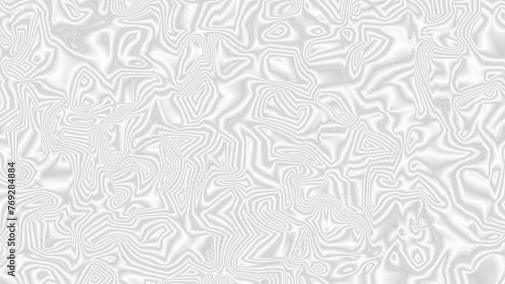 4k Abstract wavy lines pattern with liquid animation gray background.Cartoon looping background style.Psychedelic. 4k Abstract wavy lines pattern with liquid animation gray background.Cartoon looping background style.Psychedelic.
