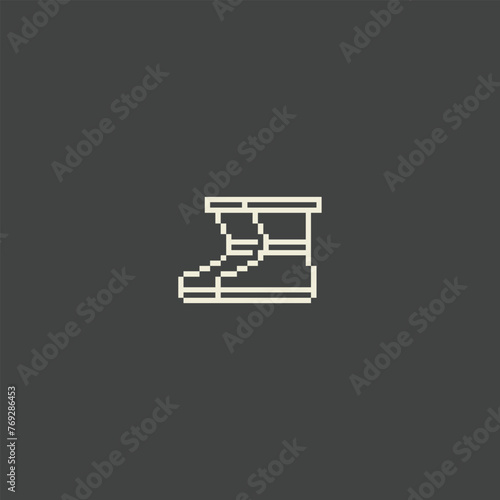 this is pixel art garden icon in with white color and black background this item good for presentations,stickers, icons, t shirt design,game asset,logo and your project.