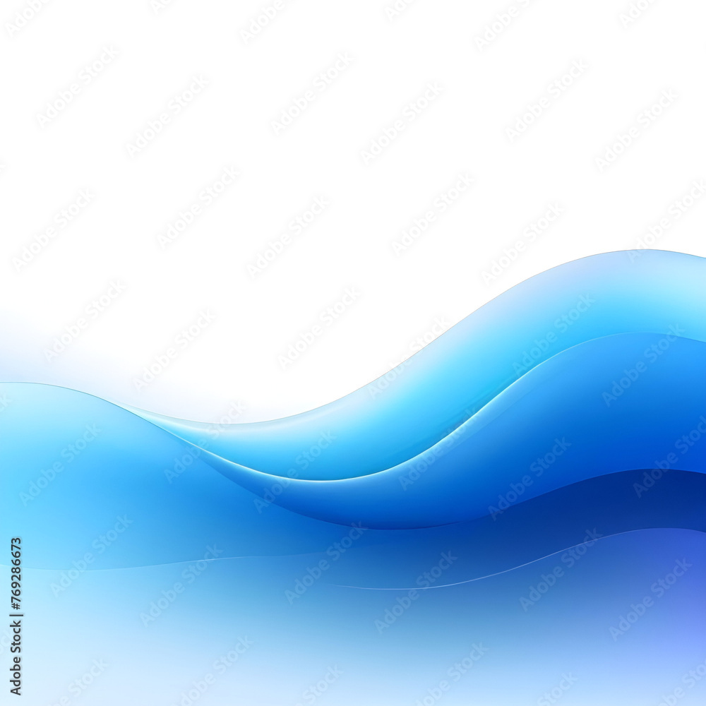 Fototapeta premium the-background-is-white-and-blue-gradient-wavy-4k.Generative AI