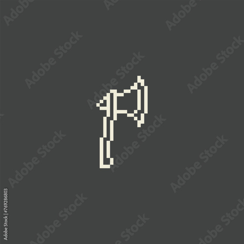 this is pixel art garden icon in with white color and black background this item good for presentations stickers  icons  t shirt design game asset logo and your project.