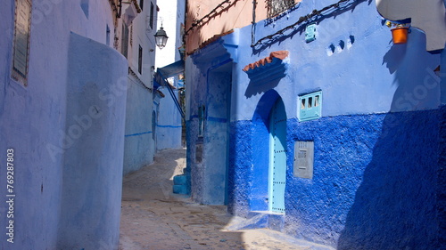 Alley in the medina in Chefchaouen, Morocco © Angela