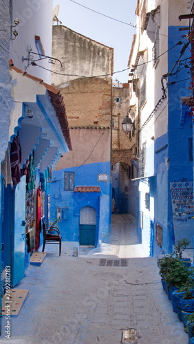 Alley in the medina in Chefchaouen, Morocco © Angela