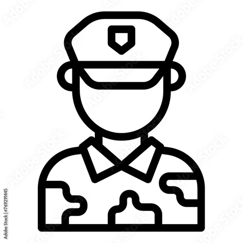 Lieutenant Army military icon
