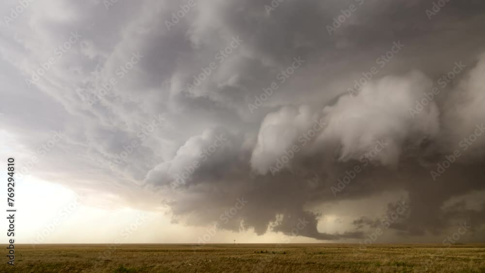 Strong inflow pulls dust and debris into a supercell thunderstorm. Strong inflow pulls dust and debris into a supercell thunderstorm.