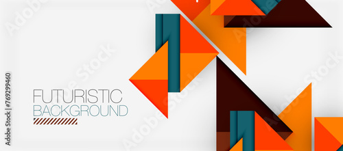 Triangle Vector Background Illustration For Wallpaper, Banner, Background, Card, Book Illustration, landing page © antishock