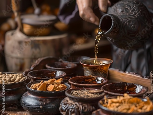 Traditional tea making