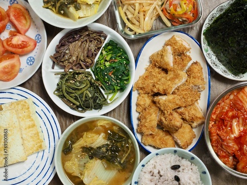 한국의 가정식, 식사, 요리