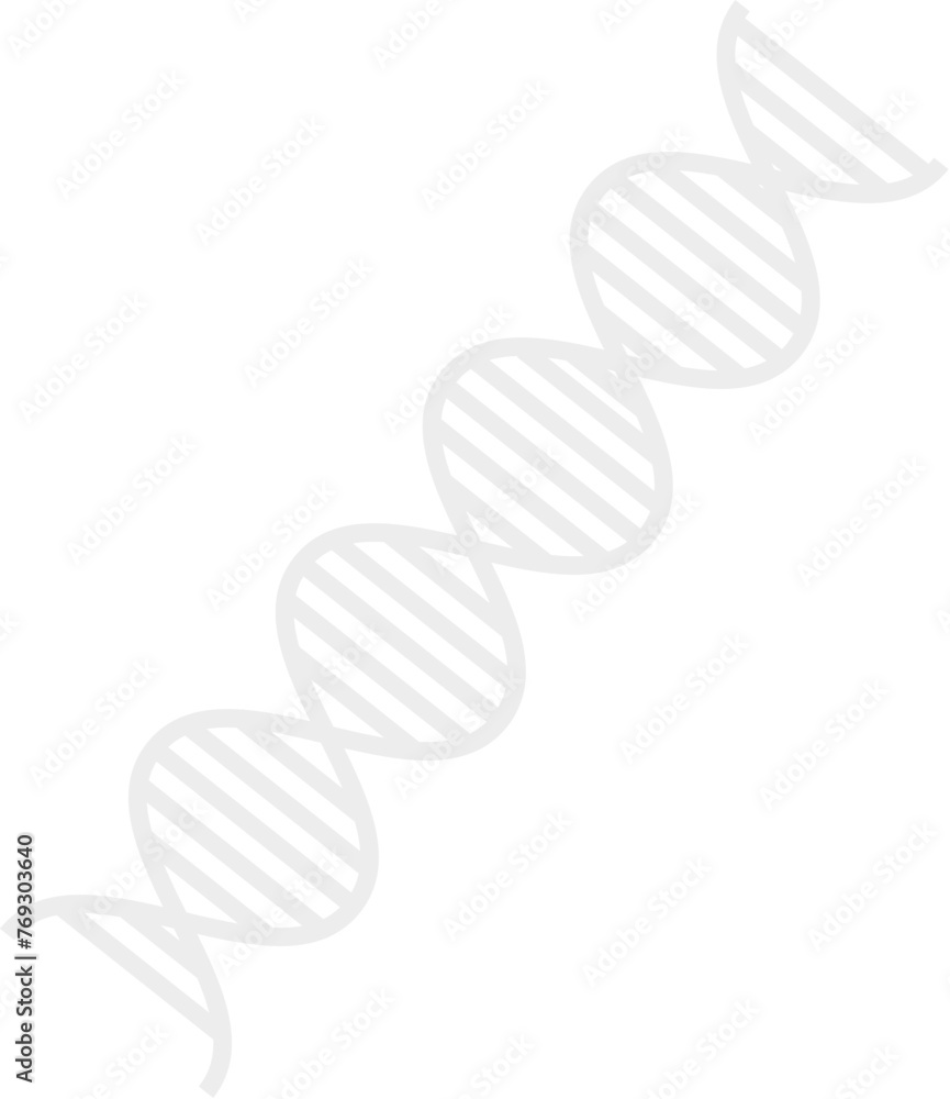 DNA chain in gray scale DNA chain in gray scale