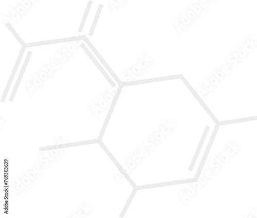 Molecular formula  in gray scale