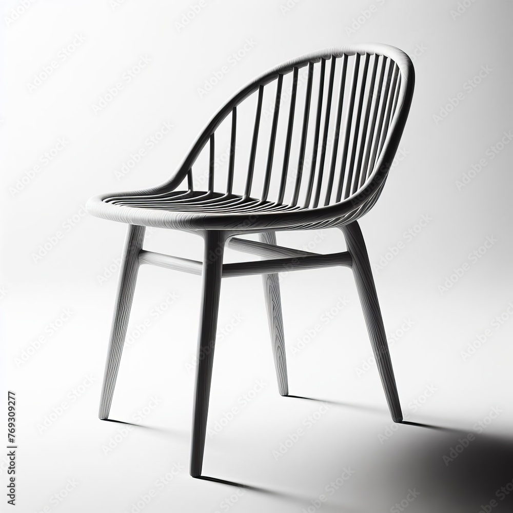 an isolated chair against a white background an isolated chair against a white background
