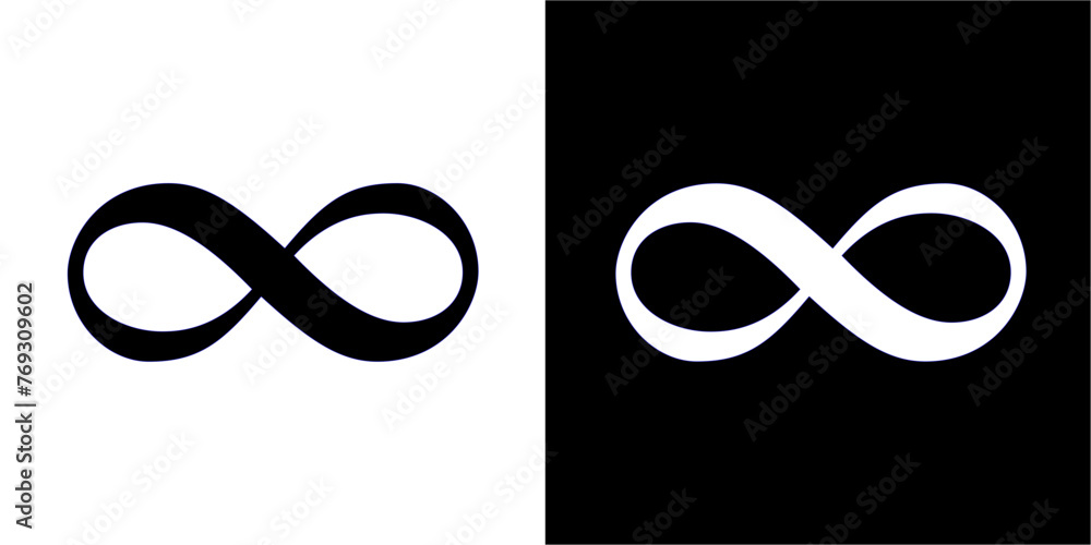 infinity logo - obrazy, fototapety, plakaty 