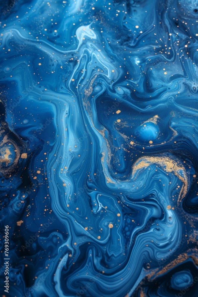 Abstract liquid blue colors outer space background Exoplanet cosmic sea pattern paint stains Abstract liquid blue colors outer space background Exoplanet cosmic sea pattern paint stains
