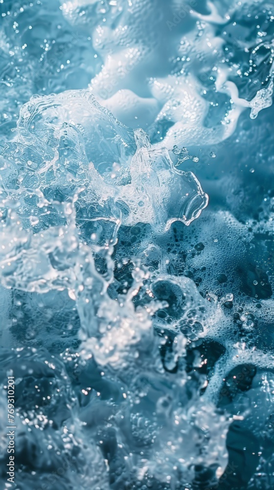 a blue and white background with a lot of water a blue and white background with a lot of water