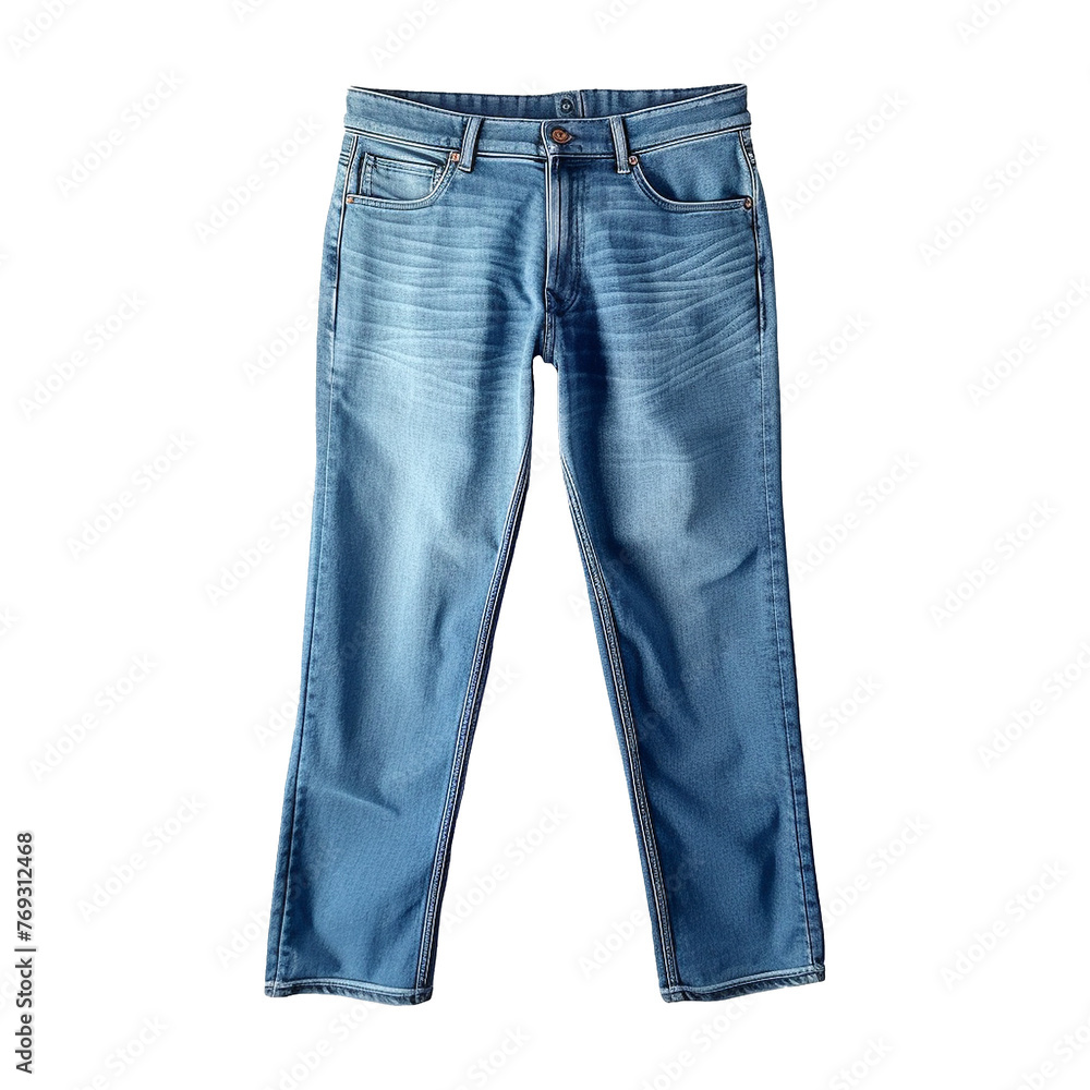 Blue jeans isolated on transparent background png Blue jeans isolated on transparent background png
