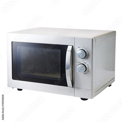small oven on white background