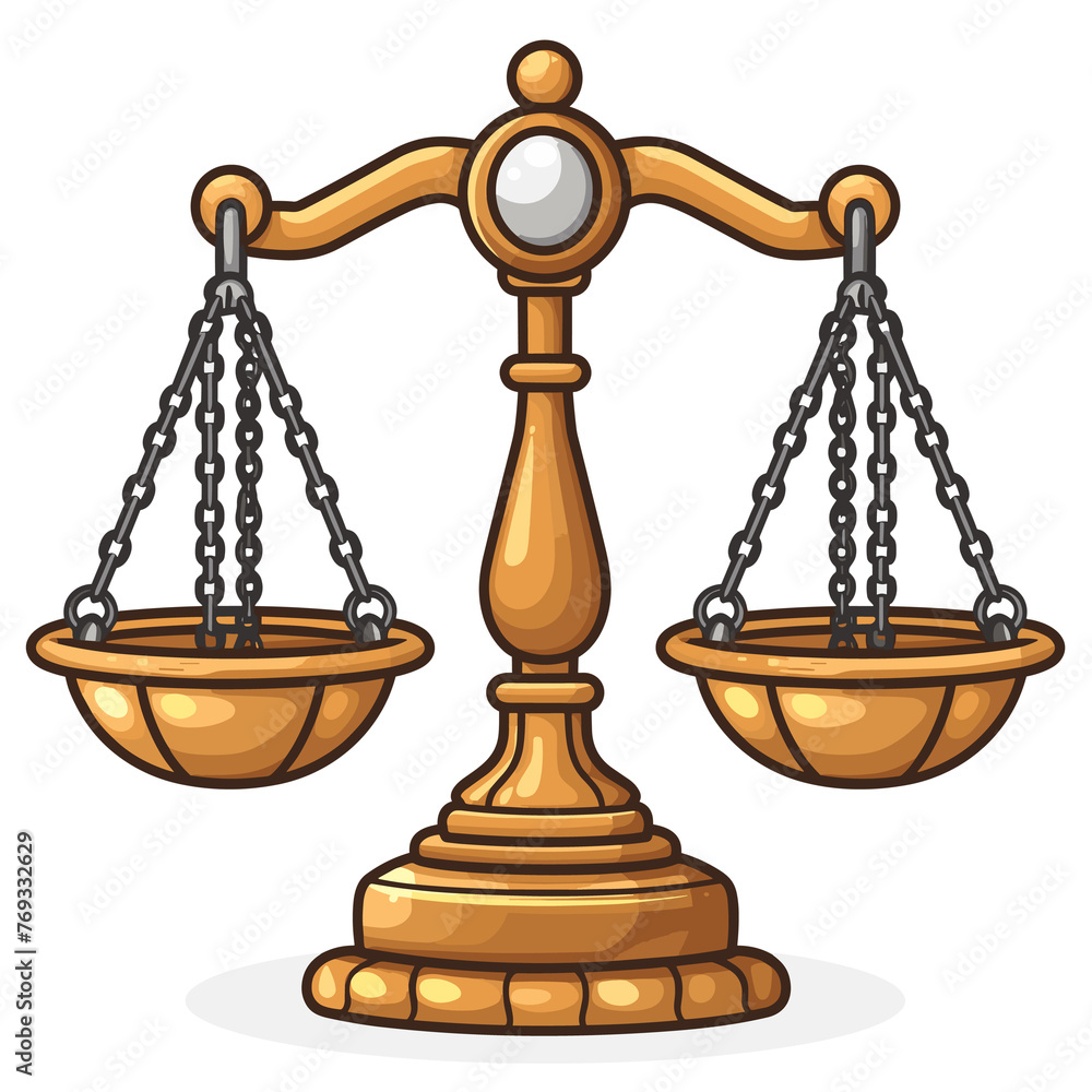 Scales Cartoon Icon, isolated on transparent background, HD, PNG Scales Cartoon Icon, isolated on transparent background, HD, PNG