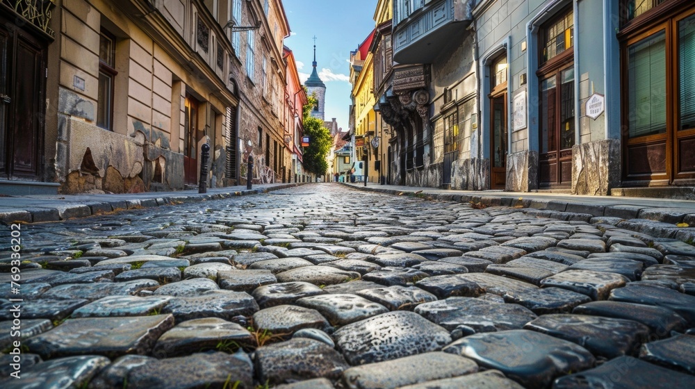 Cobblestone streets and ancient architecture blend seamlessly with ...