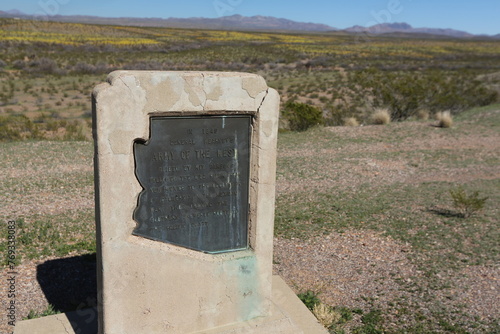 Geronimo Historical Marker, Fort Thomas, Arizona