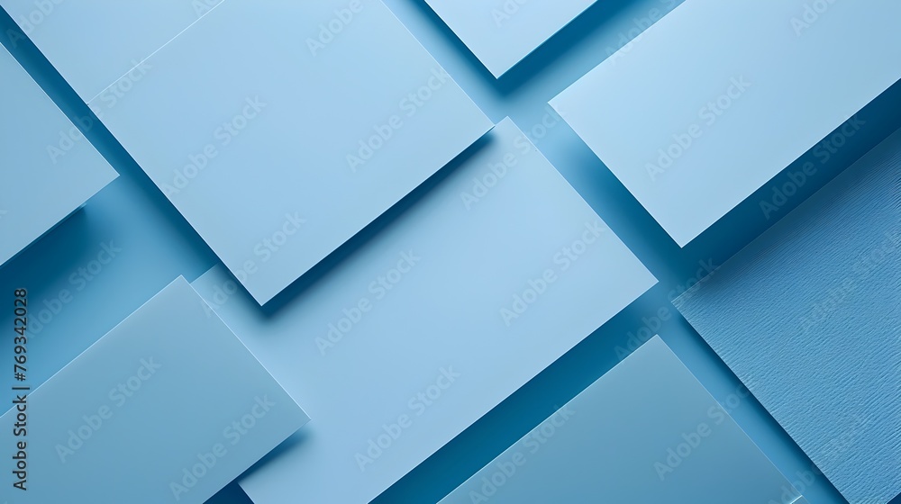 Fototapeta premium Abstract Geometric Patterns in Shades of Blue for Academic Journal Cover Designs Hyper and Low Texture Composition