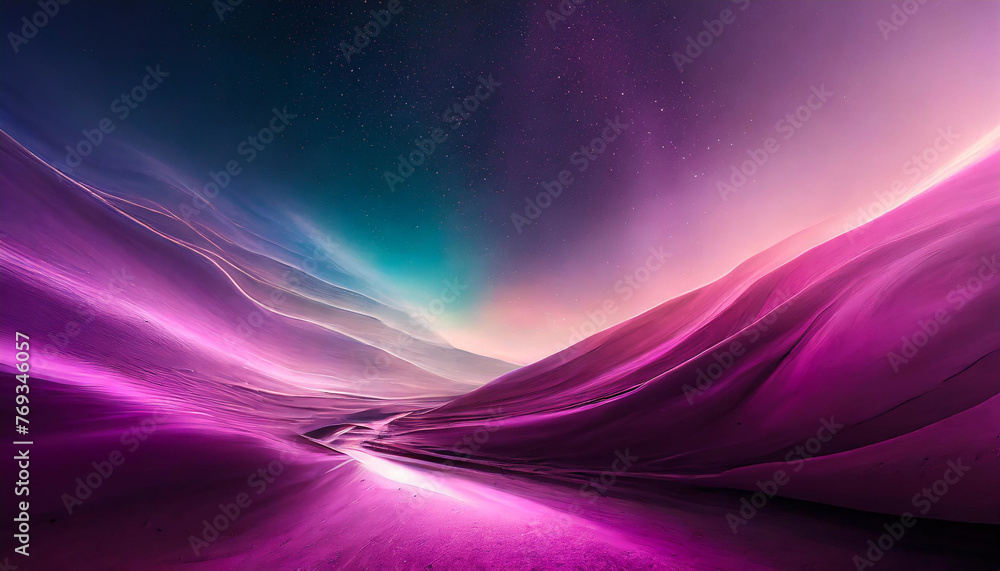 Soothing Serenade: Pink Purple Grainy Banner for Header Design