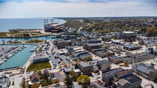 port in a city (port washington, wisconsin)