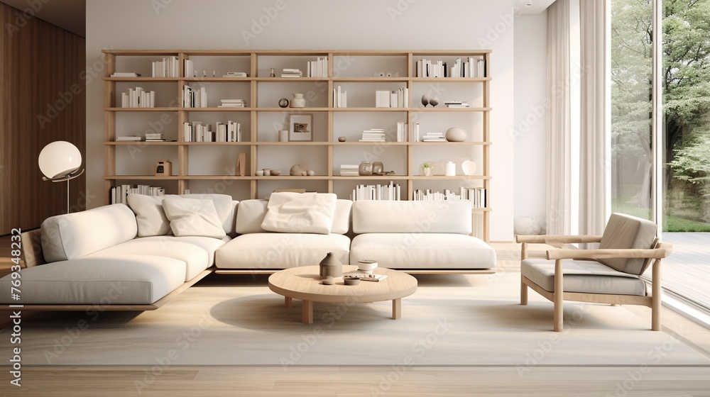 Interior composition of modern elegant living room Interior composition of modern elegant living room