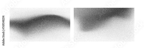 Grain noise pattern background. Black dot gradient vector effect. Grainy stipple grunge spray texture. Modern distress halftone overlay. Monochrome diffuse print with random scatter spot art design
