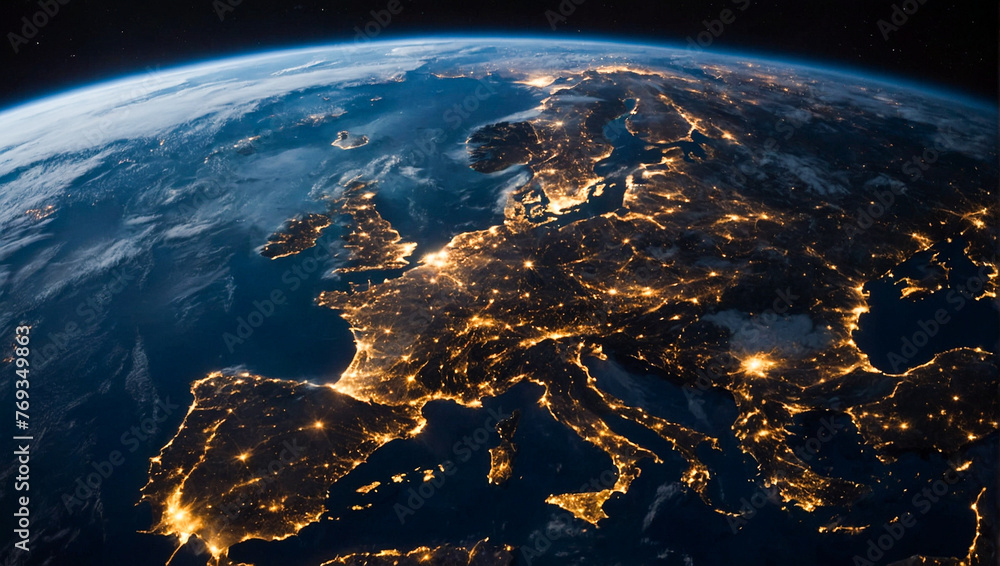 Europe from space Europe from space