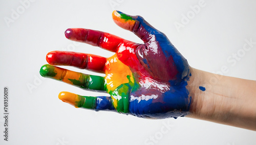 Finger Painting  photo