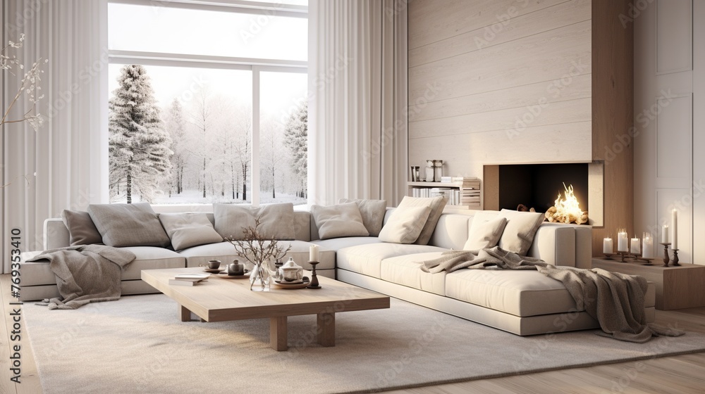 Interior composition of modern luxury living room Interior composition of modern luxury living room
