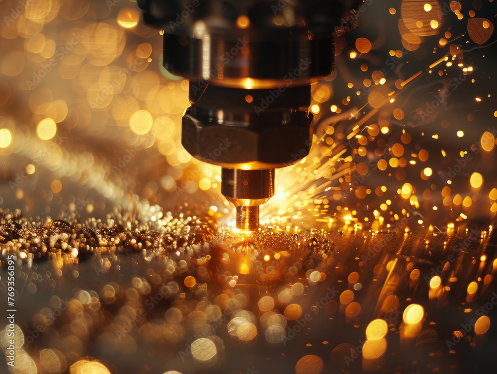 A skilled welding in Metal worker. A skilled welding in Metal worker.