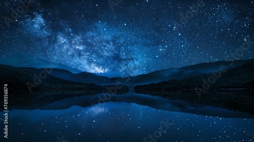 Cosmic Wonders: Starry Night Landscapes © Yutasqn