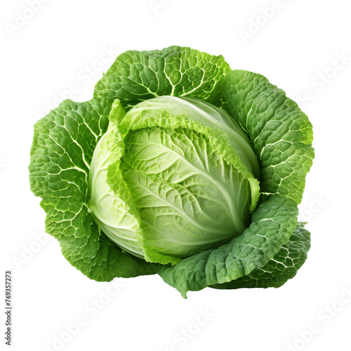 Cabbage isolated on transparent background