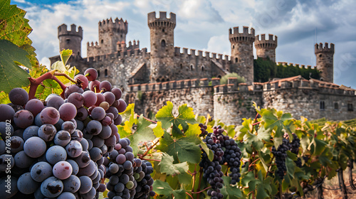 Amorosa winery  , generative ai photo