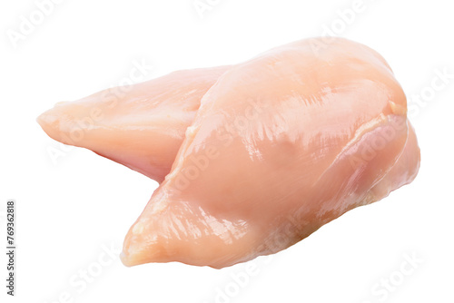 Meat chicken isolated on white background