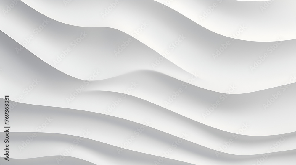 White panel wavy seamless texture White Paper Texture Background with Unique Design wavy smooth light white pattern on a white background, softness and soft whitish shade

 - obrazy, fototapety, plakaty 