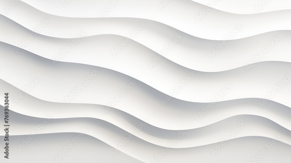 White panel wavy seamless texture White Paper Texture Background with Unique Design wavy smooth light white pattern on a white background, softness and soft whitish shade

 - obrazy, fototapety, plakaty 