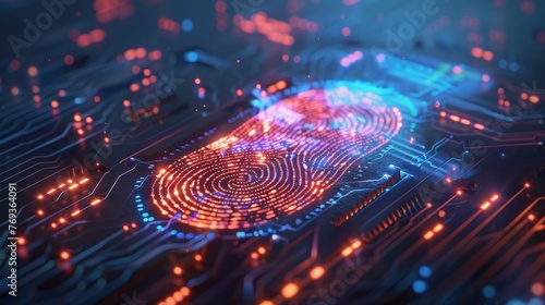 Fingerprint Scanner Enhancing Transaction Security 