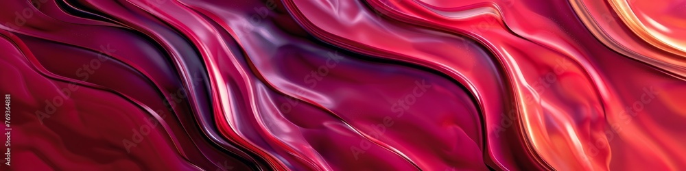 Detailed view of vibrant red and pink background with abstract berry color waves creating a captivating pattern, background, wallpaper, banner Detailed view of vibrant red and pink background with abstract berry color waves creating a captivating pattern, background, wallpaper, banner