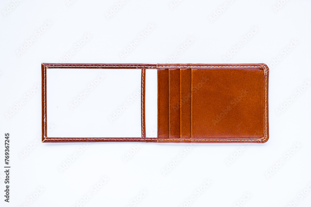 custom made wallpaper toronto digitalBrown leather label tag with string, isolated on the white