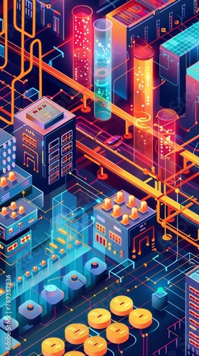 Explore the intersection of data processing and nutrition to create innovative visual representations of digitization infrastructure nutritions