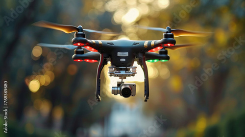 Aerial Perspective: Drones in Flight