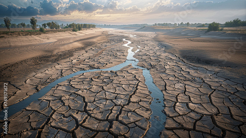 Barren Wasteland: A Symbol of Water Scarcity