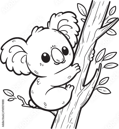 koala bear on tree