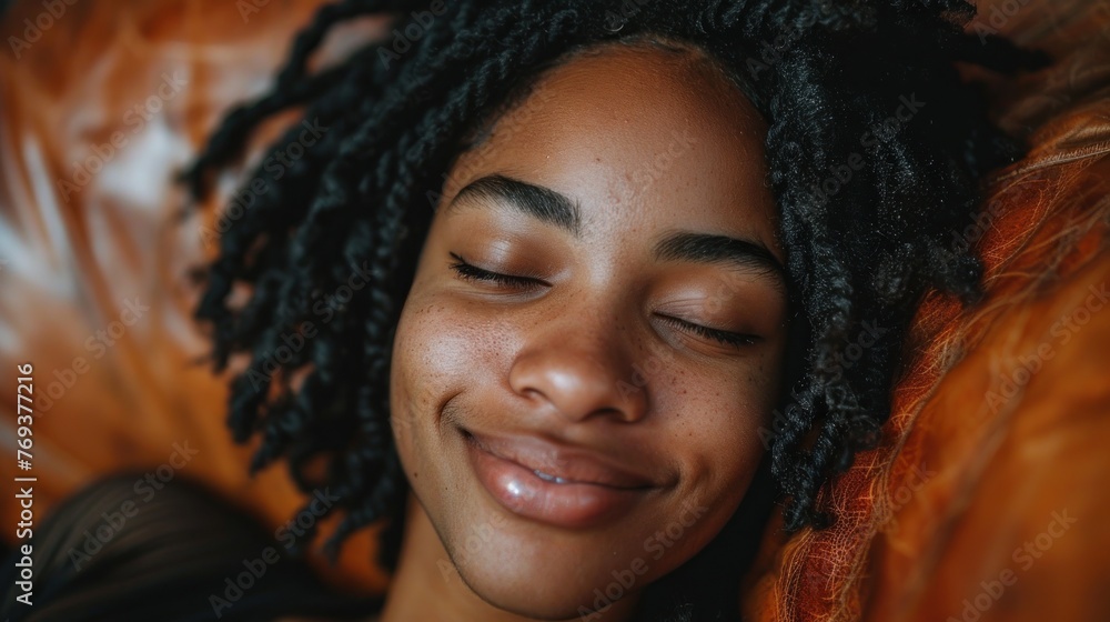 Close view of a person displaying dreadlocks hairstyle Close view of a person displaying dreadlocks hairstyle