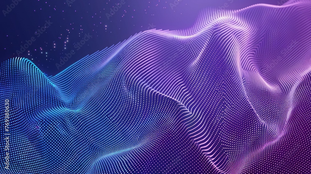 Vibrant blue and purple gradient wave abstract texture: futuristic technology background Vibrant blue and purple gradient wave abstract texture: futuristic technology background