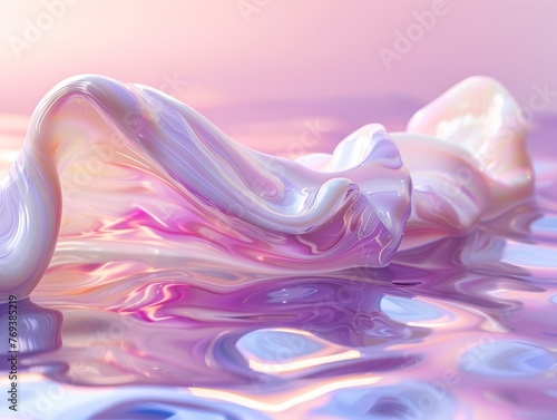 3D Pastel Liquid,