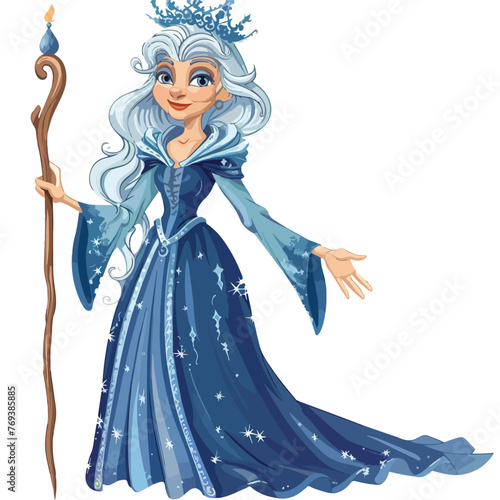 Princess with Crone Clipart